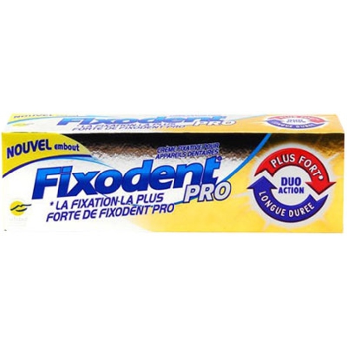 Photo de Pro plus duo action crème adhésive 40g Fixodent Pro plus duo action crème adhésive 40g Fixodent-145455