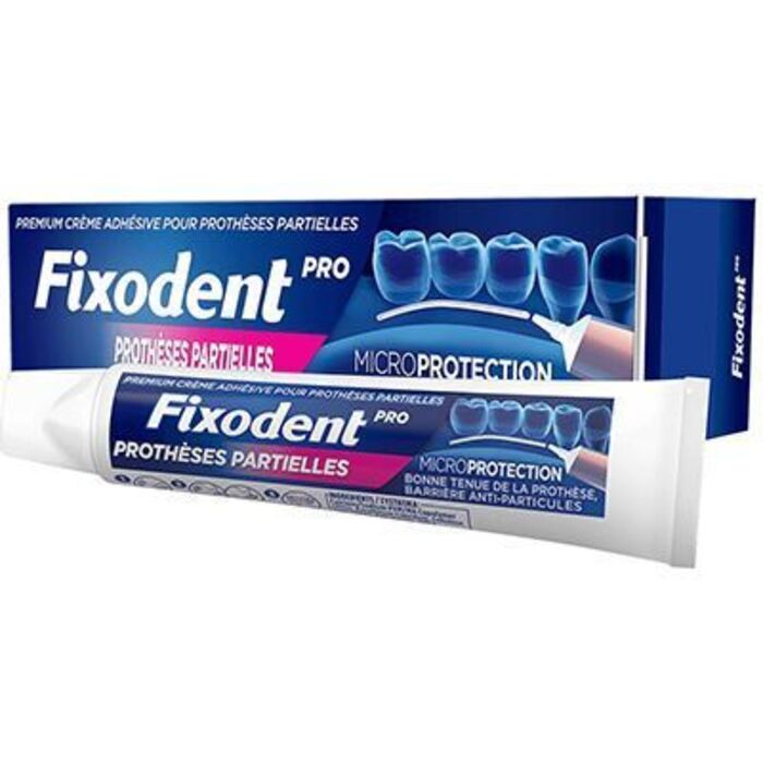 Photo de Pro prothèses partielles 40g Fixodent Pro prothèses partielles 40g Fixodent-228063