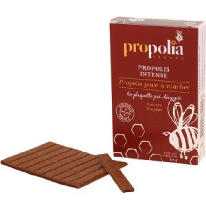 Photo de Propolis pure à macher - plaquette 10 g Propolia / apimab Propolis pure à macher - plaquette 10 g Propolia / apimab-137665