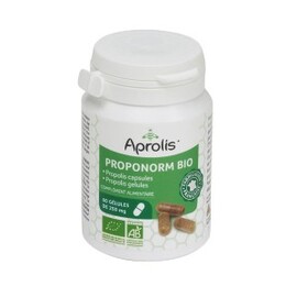 Proponorm Bio : poudre de propolis en gélules - 60 gélules - divers - Aprolis -133444