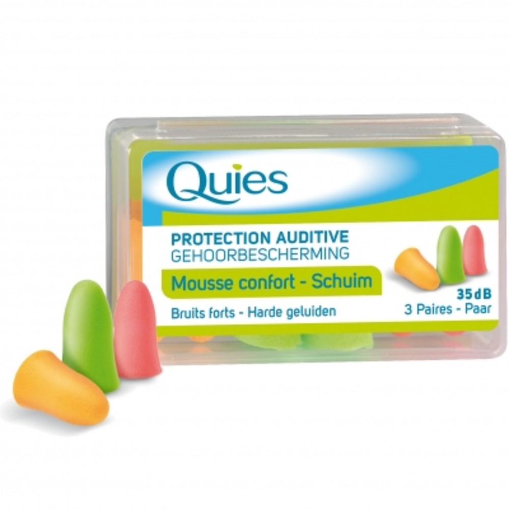 Photo de Protection auditive mousse confort couleur Quies Protection auditive mousse confort couleur Quies-144246