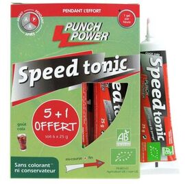 Punch power speedtonic gel anti coup de pompe cola 6x25g - punch-power -221980