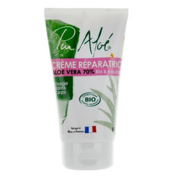 Photo de Pur aloe crème réparatrice 70% d'aloe vera bio 150ml Pur'aloe Pur aloe crème réparatrice 70% d'aloe vera bio 150ml Pur'aloe-204069