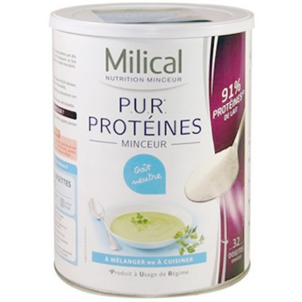 Prix de milical pur proteines minceur goût neutre 32 Prix de milical pur proteines minceur goût neutre 32