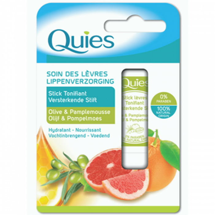 Photo de Quies soin des lèvres stick tonifiant olive & pamplemousse 4,5g Quies Quies soin des lèvres stick tonifiant olive & pamplemousse 4,5g Quies-221297