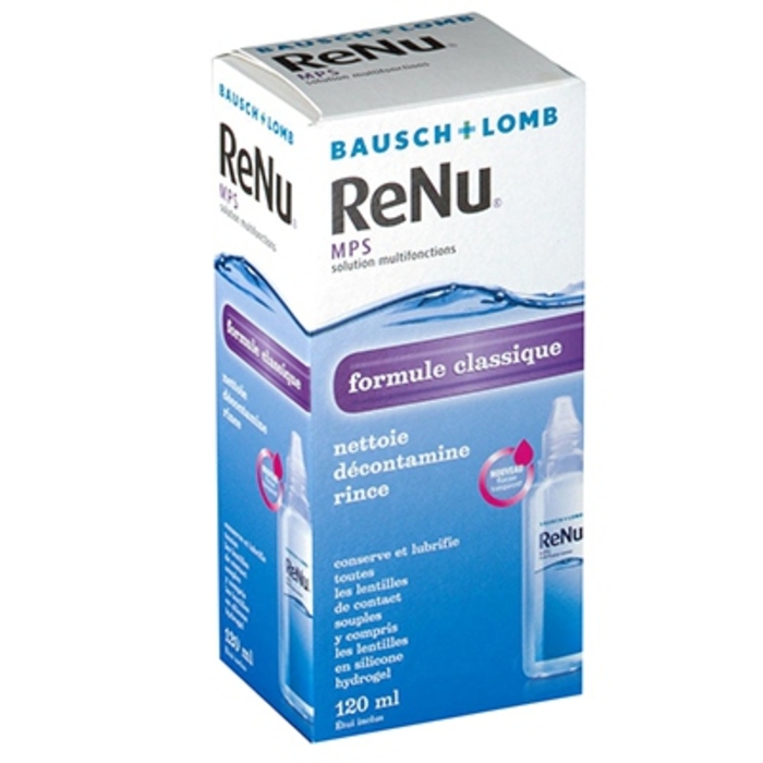 Photo de Renu mps solution multifonctions - 120ml Bausch & lomb Renu mps solution multifonctions - 120ml Bausch & lomb-145798