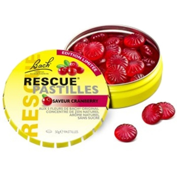 Photo de Rescue pastilles cranberry Bach original Rescue pastilles cranberry Bach original-139042