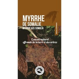 Résine aromatique, myrrhe de somalie - sachet de 40 g - divers - florisens -135950
