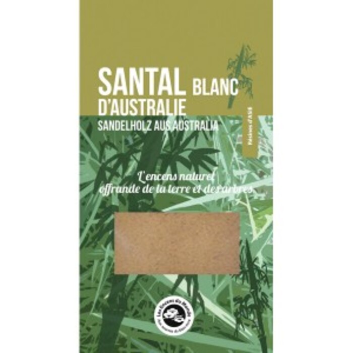 Photo de Résine aromatique, santal blanc d'australie - sachet de 25 g Florisens Résine aromatique, santal blanc d'australie - sachet de 25 g Florisens-135955