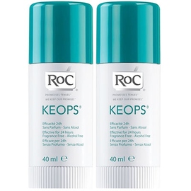 Roc lot de 2 deodorants sticks keops - 40.0 ml - déodorants keops - roc Transpiration modérée-7217