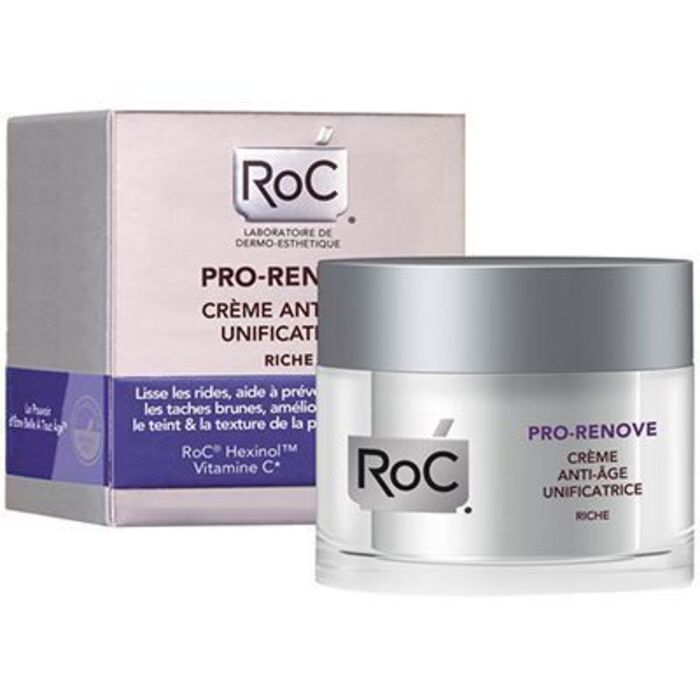 Photo de Roc pro-renove crème anti-age unificatrice riche 50ml Roc Roc pro-renove crème anti-age unificatrice riche 50ml Roc-143000