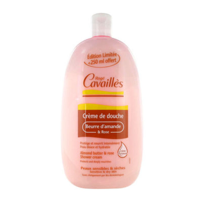 Photo de Roge cavailles crème de douche beurre d'amande et rose 500 ml + 250 ml offert Rogé cavaillès Roge cavailles crème de douche beurre d'amande et rose 500 ml + 250 ml offert Rogé cavaillès-221352