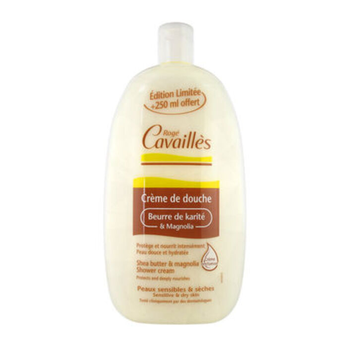 Photo de Roge cavailles crème de douche beurre de karité et magnolia 500 ml + 250 ml offert Rogé cavaillès Roge cavailles crème de douche beurre de karité et magnolia 500 ml + 250 ml offert Rogé cavaillès-221353