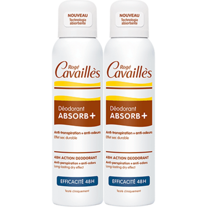 Photo de Roge cavailles déodorant absorb+ efficacité 48h spray 2x Rogé cavaillès Roge cavailles déodorant absorb+ efficacité 48h spray 2x Rogé cavaillès-82602