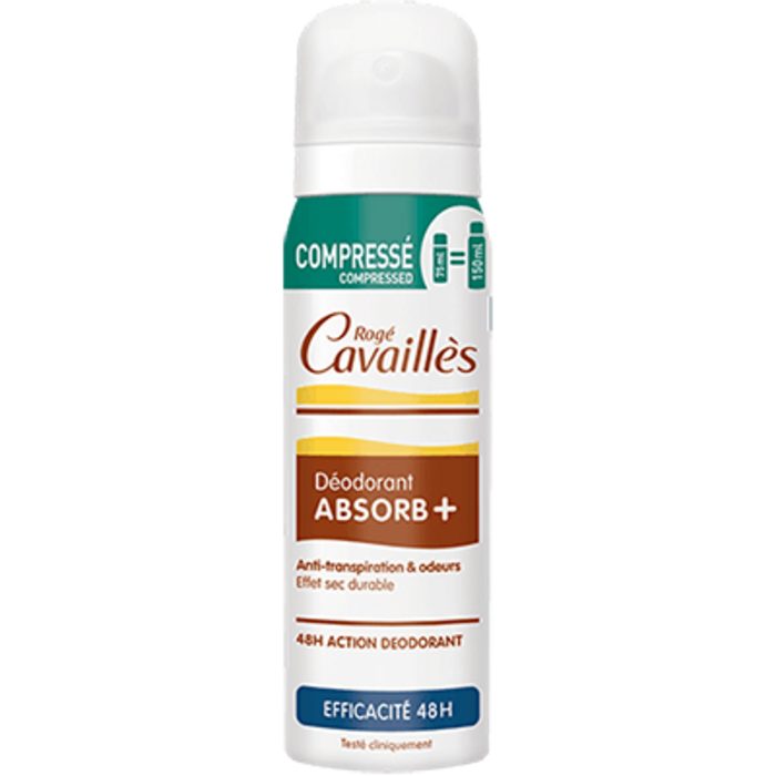 Photo de Roge cavailles déodorant absorb+ efficacité 48h spray compressé 75ml Rogé cavaillès Roge cavailles déodorant absorb+ efficacité 48h spray compressé 75ml Rogé cavaillès-220265