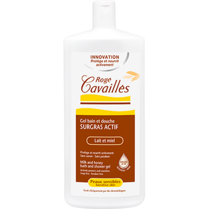 Photo de Roge cavailles gel surgras actif bain et douche lait et miel 400ml Rogé cavaillès Roge cavailles gel surgras actif bain et douche lait et miel 400ml Rogé cavaillès-223576