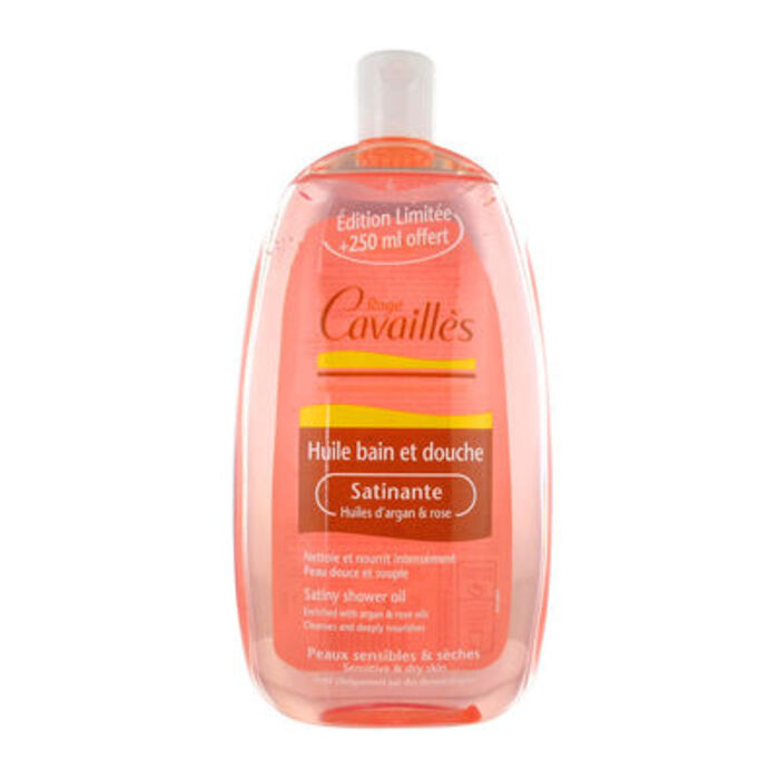 Photo de Roge cavailles huile bain et douche satinante huiles d'argan et rose 500 ml + 250 ml offert Rogé cavaillès Roge cavailles huile bain et douche satinante huiles d'argan et rose 500 ml + 250 ml offert Rogé cavaillès-221351