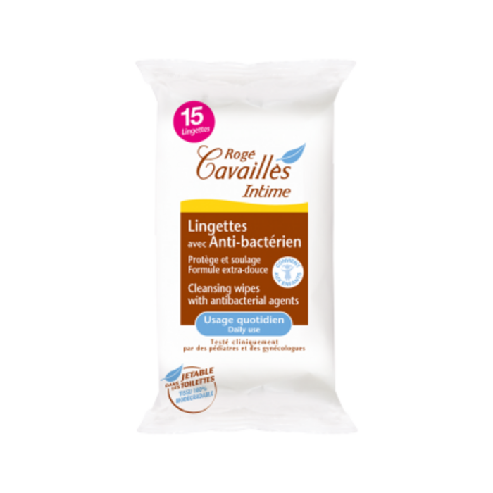 Photo de Roge cavailles intime lingettes avec anti-bactérien x15 Rogé cavaillès Roge cavailles intime lingettes avec anti-bactérien x15 Rogé cavaillès-205213
