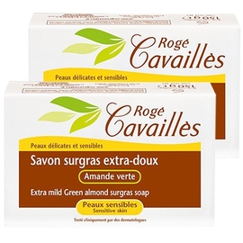 ROGE CAVAILLES Savon Surgras Extra-doux Amande Verte - Lot de 2 - 250.0 g - Savons - Rogé Cavaillès -82540