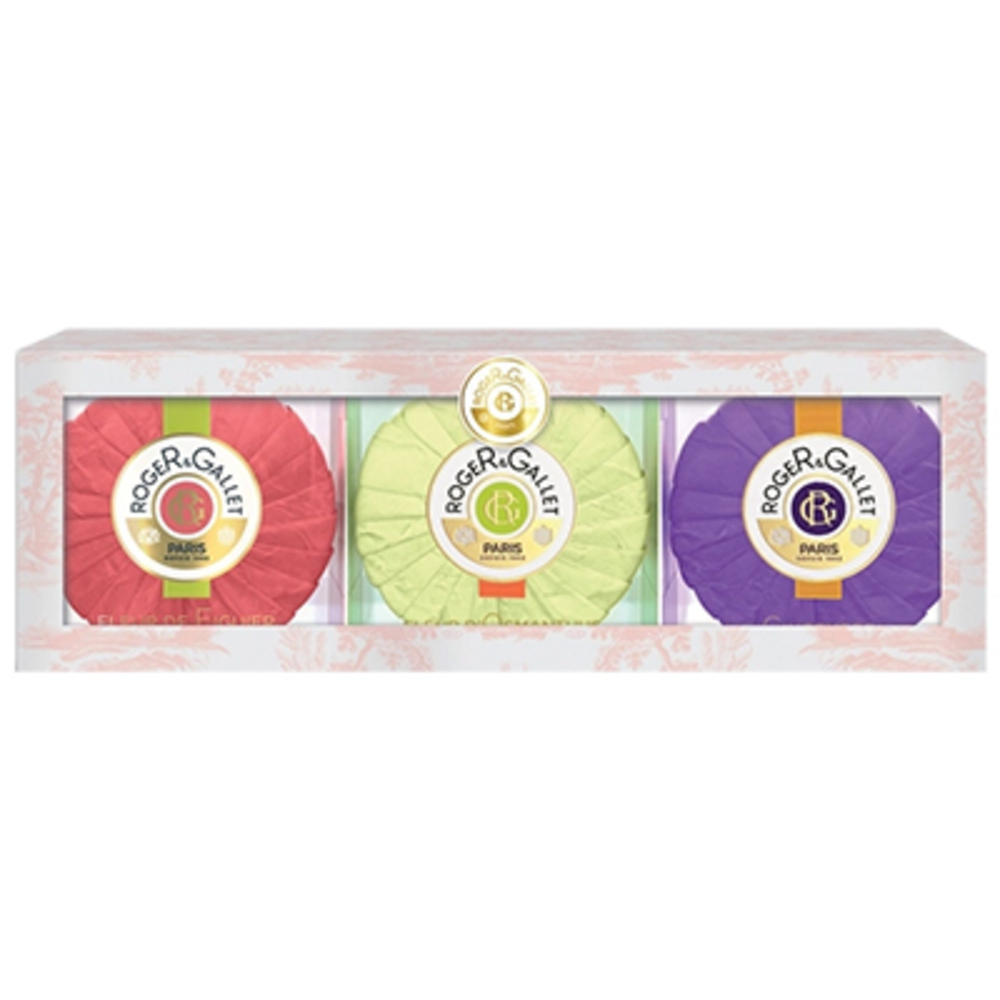 Photo de Roger & gallet coffret trio savons parfumés Roger & gallet Roger & gallet coffret trio savons parfumés Roger & gallet-221016