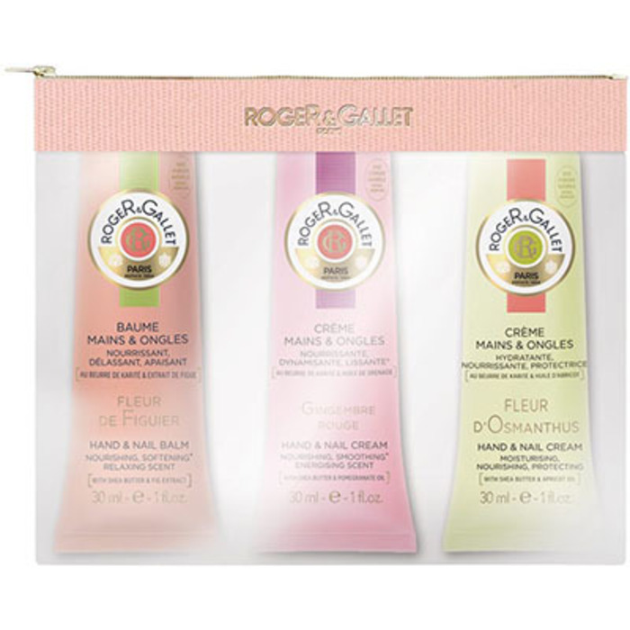 Photo de Roger & gallet trio crèmes mains fleur d'osmanthus, fleur de figuier, gingembre rouge 30ml Roger & gallet Roger & gallet trio crèmes mains fleur d'osmanthus, fleur de figuier, gingembre rouge 30ml Roger & gallet-222705