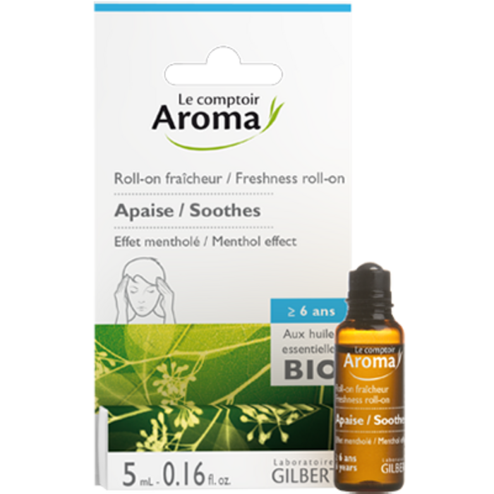 Photo de Roll-on fraîcheur maux de tête 5ml Le comptoir aroma Roll-on fraîcheur maux de tête 5ml Le comptoir aroma-222036