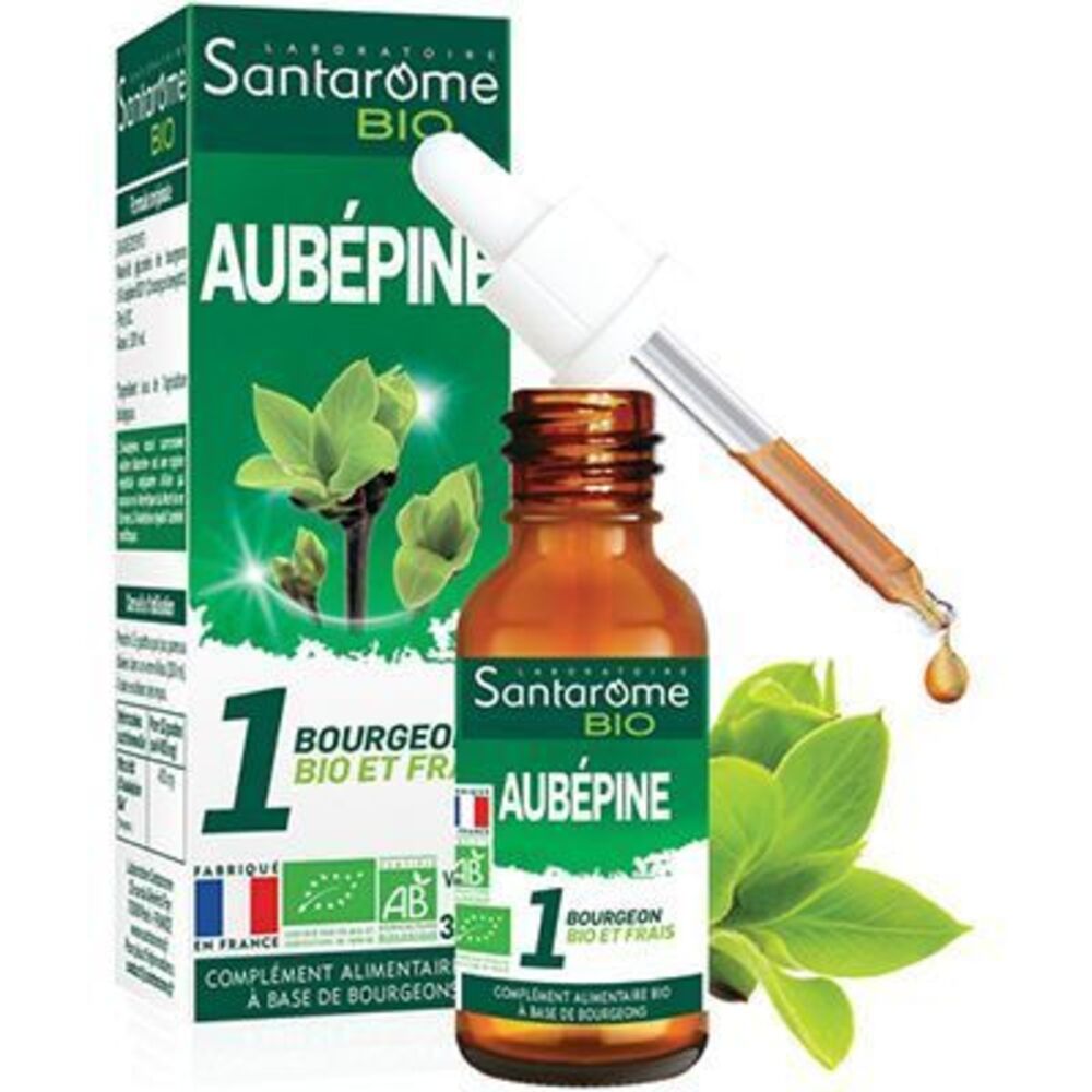 Photo de Santarome bio aubépine 30ml Santarome Santarome bio aubépine 30ml Santarome-222840