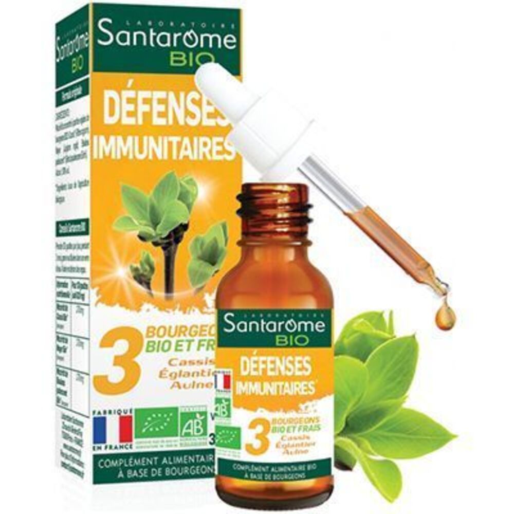 Photo de Santarome bio défenses immunitaires 30ml Santarome Santarome bio défenses immunitaires 30ml Santarome-222844