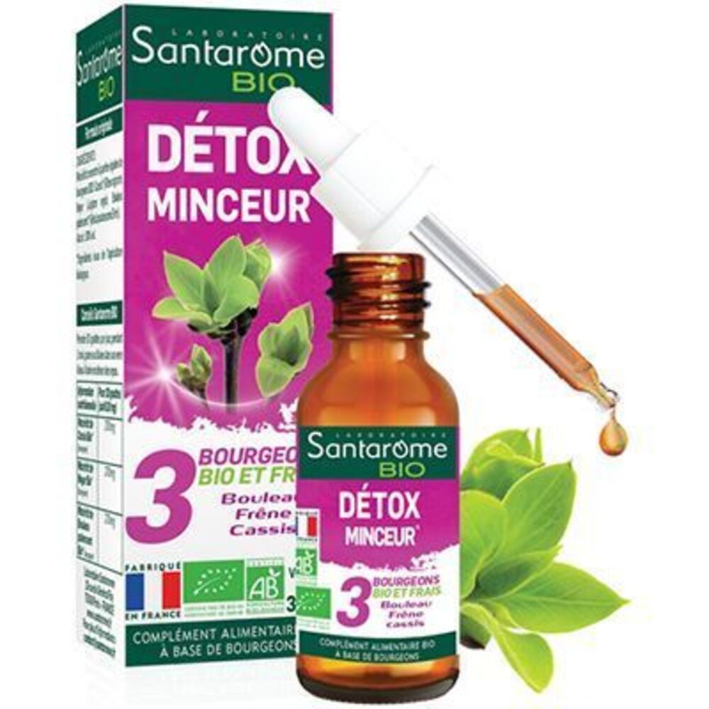 Photo de Santarome bio détox minceur 30ml Santarome Santarome bio détox minceur 30ml Santarome-222845