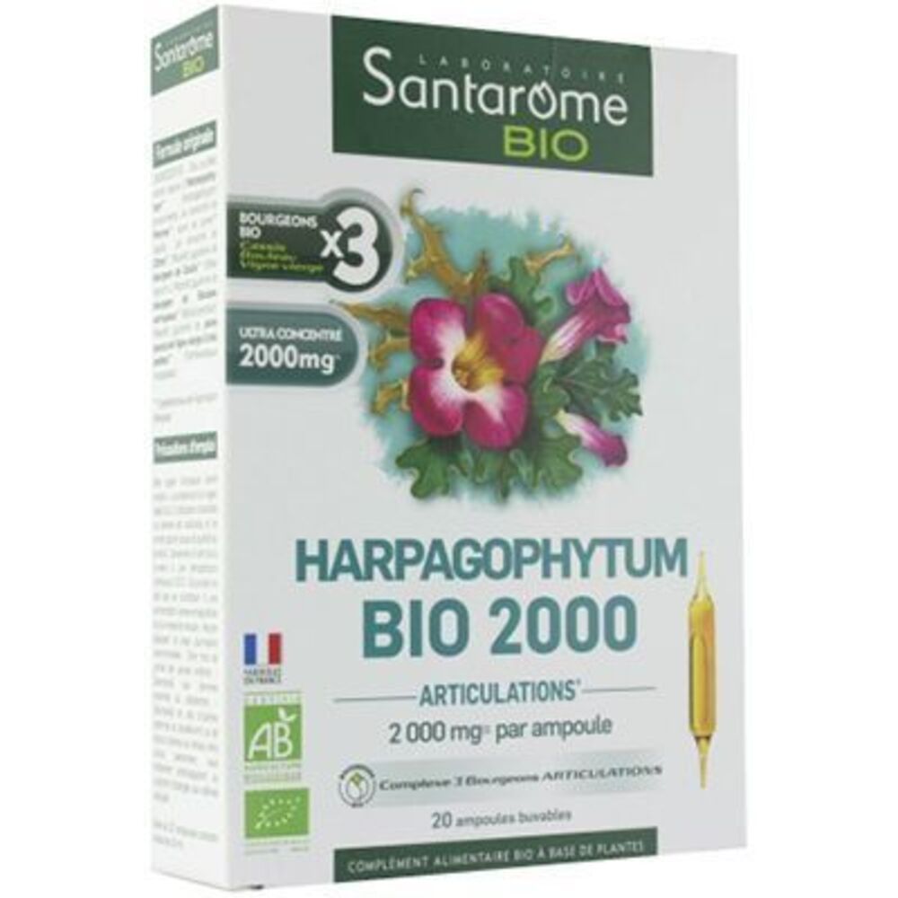Photo de Santarome phyto harpagophytum bio 2000 20 ampoules Santarome Santarome phyto harpagophytum bio 2000 20 ampoules Santarome-222855
