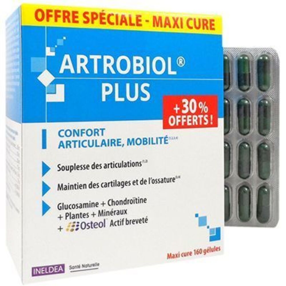Photo de Sante naturelle artrobiol plus 160 gélules - promo Ineldea Sante naturelle artrobiol plus 160 gélules - promo Ineldea-223115