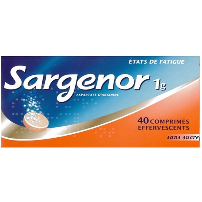 Sargenor sans sucre 1g - 40 comprimés effervescents Meda pharma-192871