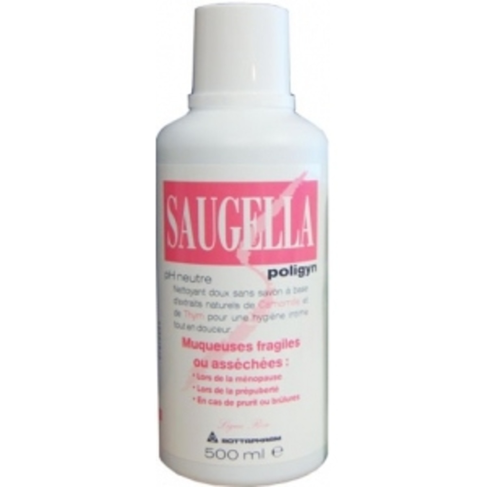 Prix de SAUGELLA POLIGYN - Toilette intime - Femme ménopausée - 500 ml