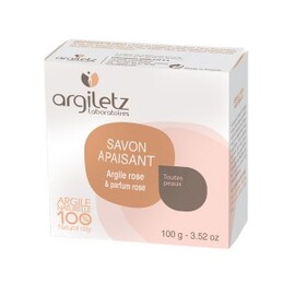 Savon argile rose parfum rose bio - 100.0 g - Savons bio - Argiletz Toutes peaux-8937