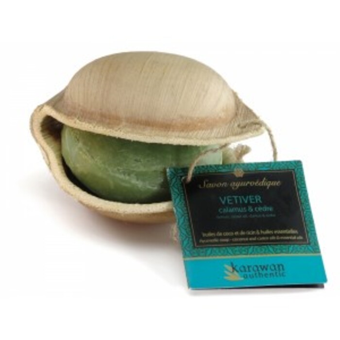 Photo de Savon ayurvédique tonifiant : vétivier, calamus &... Karawan authentic Savon ayurvédique tonifiant : vétivier, calamus &... Karawan authentic-136518