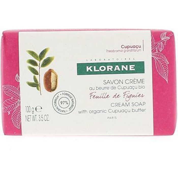 Photo de Savon crème feuille de figuier 100g Klorane Savon crème feuille de figuier 100g Klorane-220659