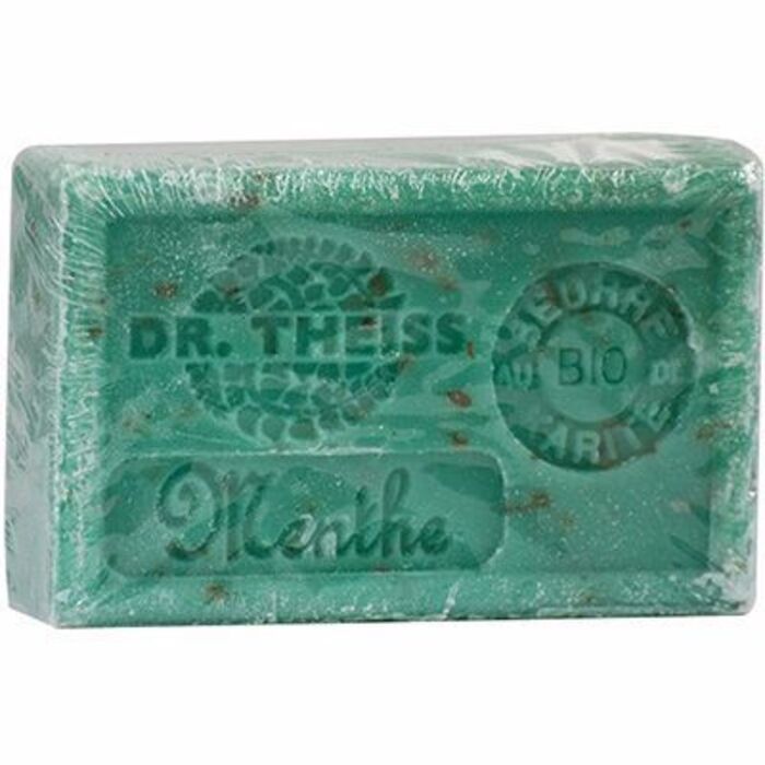Photo de Savon de marseille menthe broyée 125g Dr theiss Savon de marseille menthe broyée 125g Dr theiss-215957