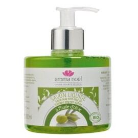 Savon liquide à l'huile d'olive BIO pompe - 300.0 ml - Savons Liquides - Emma Noël -6683