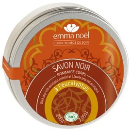 Savon Noir à l'Eucalyptus - 200.0 g - Savon Hammam - Emma Noël -108344