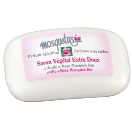 Savon végétal rose musquée - 125.0 g - les soins corporels - eumadis mosquetas peau souple et soyeuse-4959