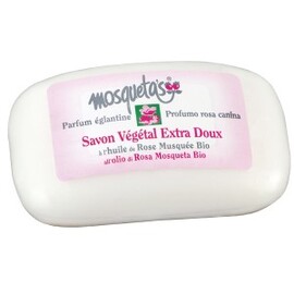Savon Végétal Rose Musquée - 125.0 g - Les soins corporels - Eumadis Mosquetas peau souple et soyeuse-4959