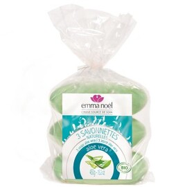 Savonnettes Aloé Véra BIO - 150.0 g - Savonnettes Végétales Bio - Emma Noël -6659