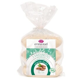 Savonnettes Amande Douce BIO - 150.0 g - Savonnettes Végétales Bio - Emma Noël -6660