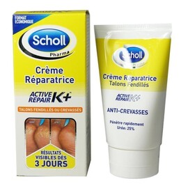 Scholl crème anti-crevasses k+ - 120.0 ml - reckitt benckiser -212658