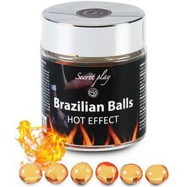 Secret play brazilian balls lubrifiant effet chaud x6 - secret-play -225825