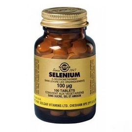 Selenium 100 microgrammes - 100.0 unites - minéraux - solgar -140967