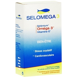 Selomega 3 sélénium oméga 3 vitamine e - 60 capsules - bryssica -206046
