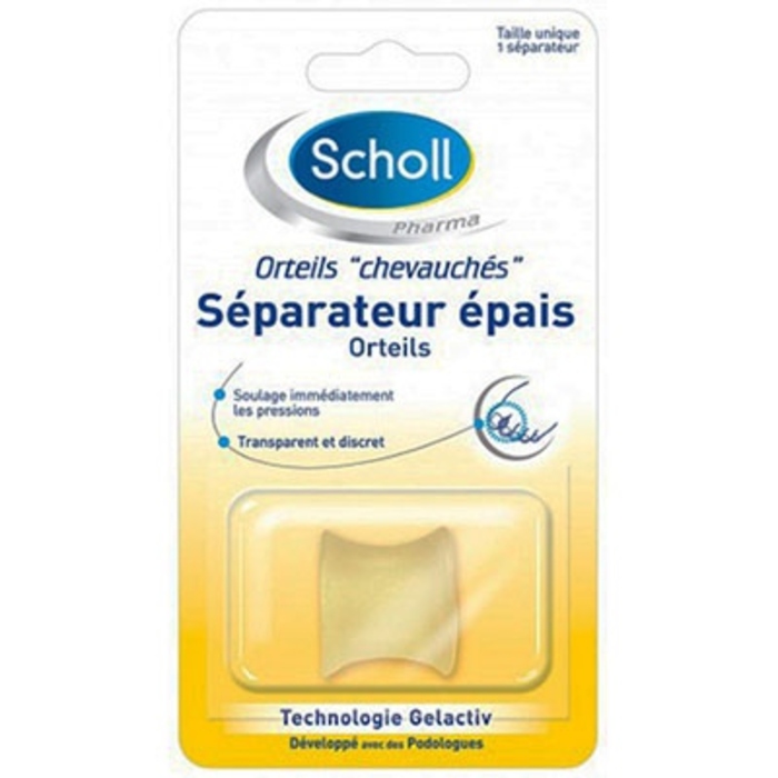 Photo de Séparateur epais d'orteils Scholl Séparateur epais d'orteils Scholl-195000