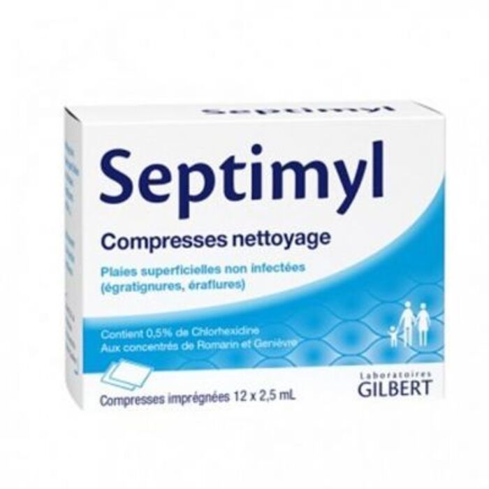 Photo de Septimyl compresses nettoyage 12x2,5ml Gilbert Septimyl compresses nettoyage 12x2,5ml Gilbert-211244