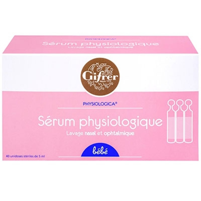 Photo de Sérum physiologique - 40x5ml Gifrer Sérum physiologique - 40x5ml Gifrer-144084